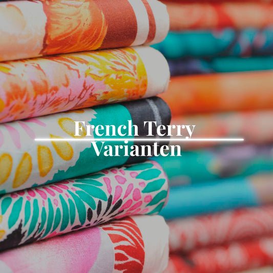 Deine Designs auf Deiner Wunsch-Stoffart: French Terry (Sweat) Varianten